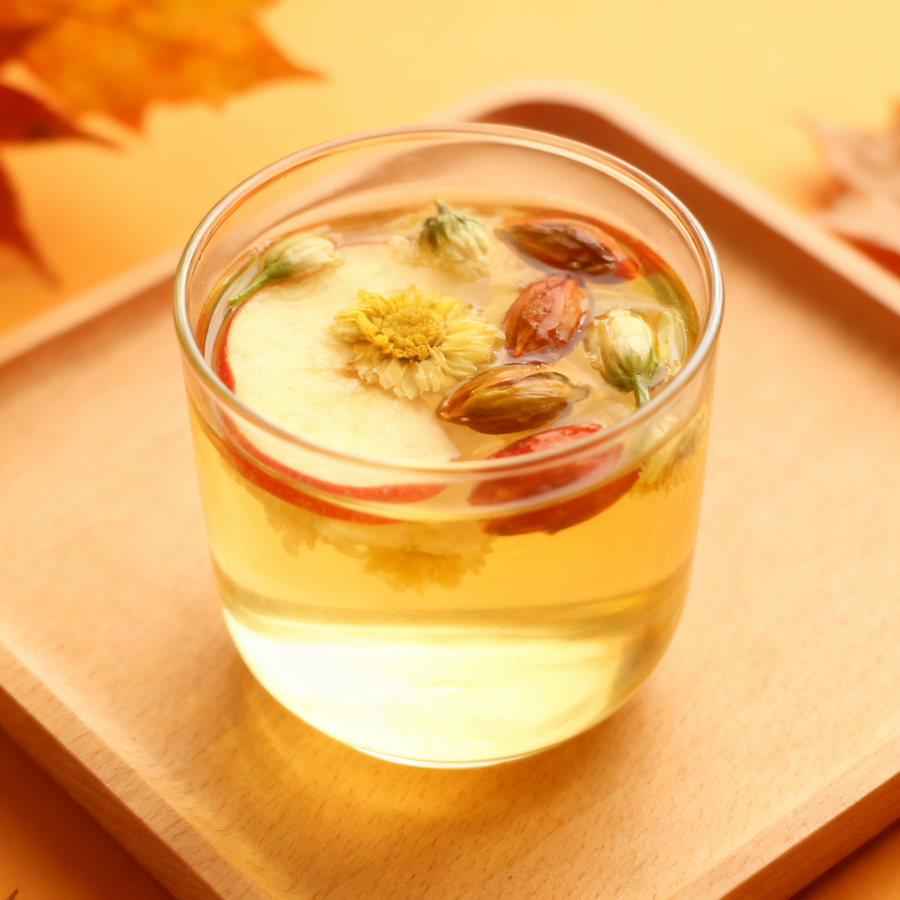 苹果菊花栀子茶